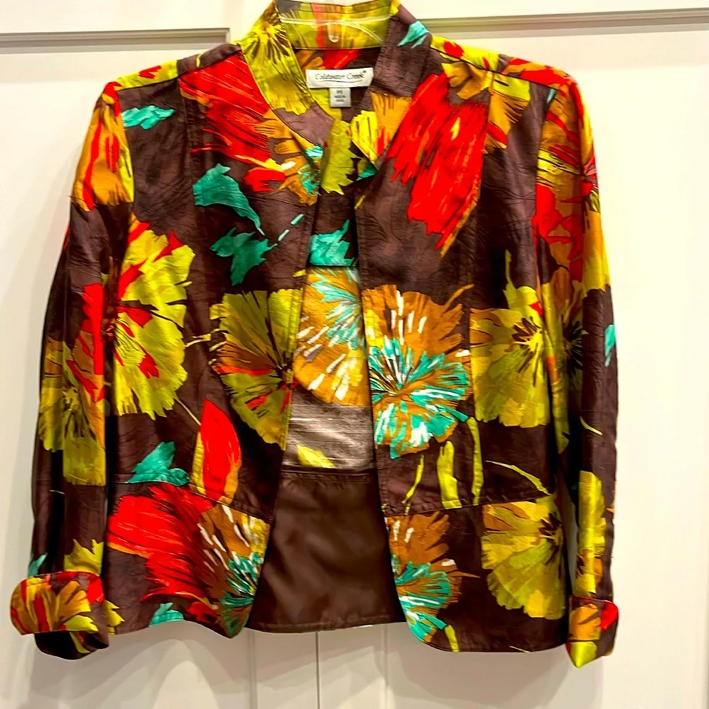 Coldwater Creek Adorable little jacket Multi Color - Picture 1 of 6